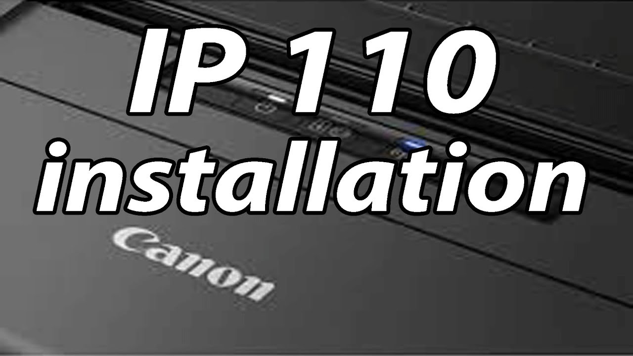 canon ip110 driver for mac